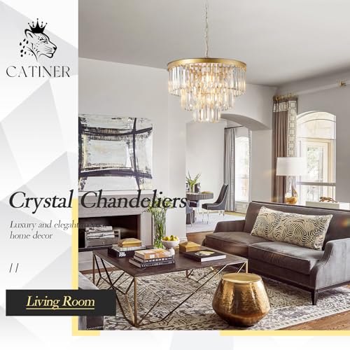 20" Modern Crystal Chandeliers