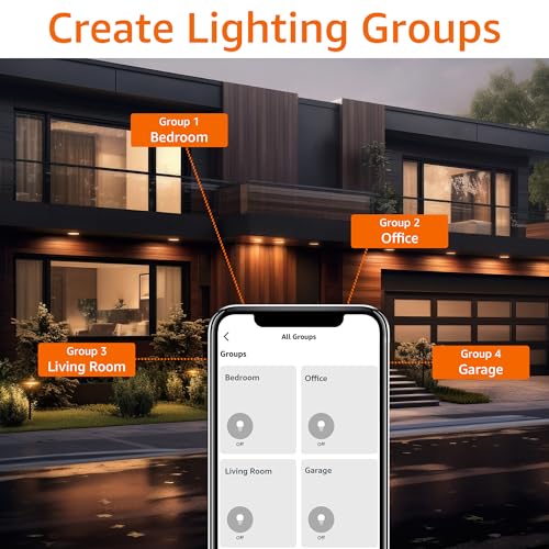 Smart BR30 LED Light Bulbs (4 Count)