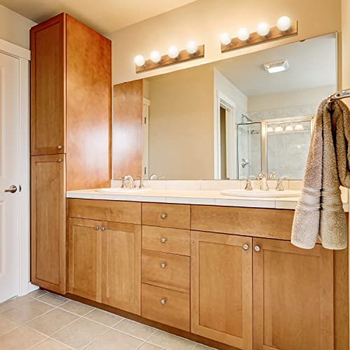 500207 4 Light Vanity Strip Light Contemporary Dimmable for Bathroom