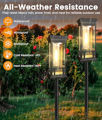 4 Pack Bright Solar Garden Lights (4 Count)