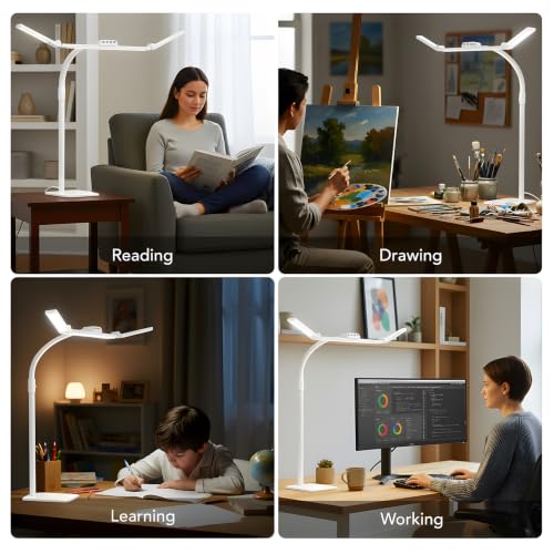 LED Desk Lamp for Home Office with Base