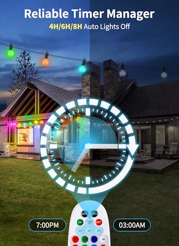 Outdoor String Lights 58 Feet G40 LED Patio Lights (58 Foot)