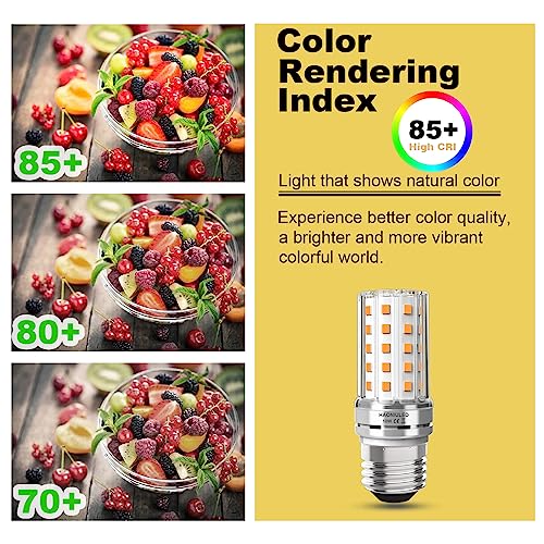 E26 Bulb 10W 3 Pack led Corn Light Bulb Warm White 2700K 1100 Lumen 100 watt Equivalent E26 (3 Count)