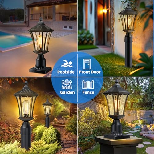 16" Outdoor Post Lights (2 Count)