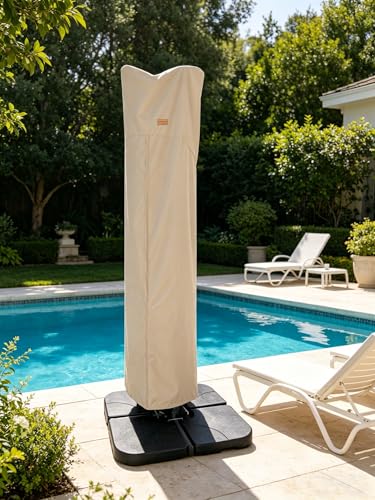 Patio Umbrella Cover for 9ft to 13ft Offset Umbrella
