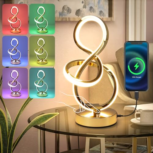 Modern Spiral Table Lamp