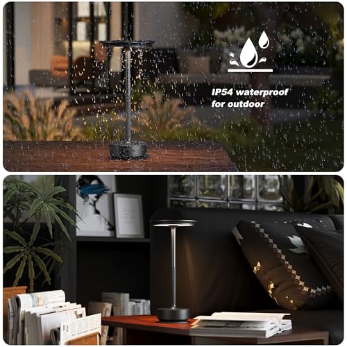 2 Pack Rechargeable Table Lamps Cordless (2 Count)