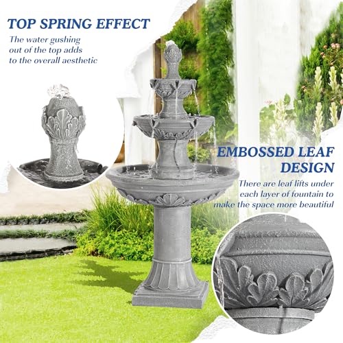 48.4" H Italian Outdoor Water Fountains