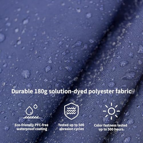 9FT Solar Patio Umbrella with 32 LED Lights