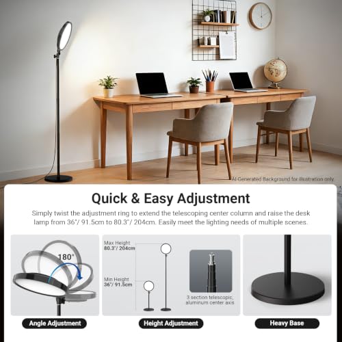Basics 13" 45W Large Ring Light with 66" Stand