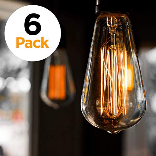 ST64INC 6 ST64 Vintage Light Bulb 6 (6 Count)