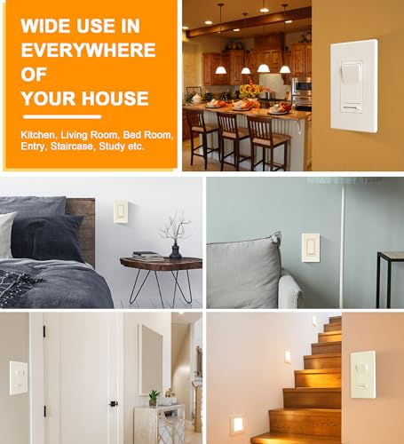 in Wall Dimmer Switch for LED Light (2 Count)