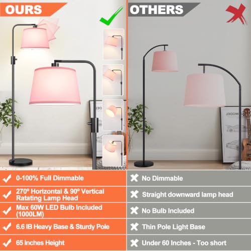 Upgraded】 Dimmable Floor Lamp