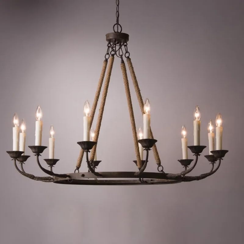 Rustic Candle Chandelier