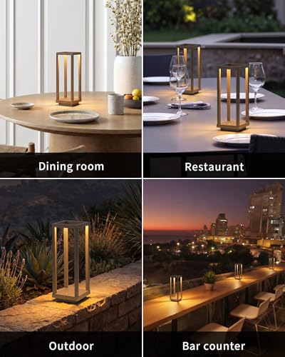 Cordless Waterproof Table Lamps Set of 2 (2 Count)