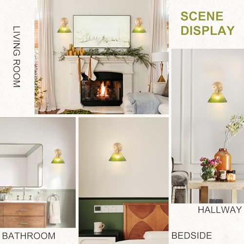 Wall Sconces Set of Two Hardwired