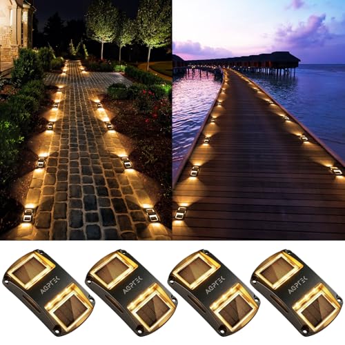 Solar Driveway Lights 4 Pack (4 Count)