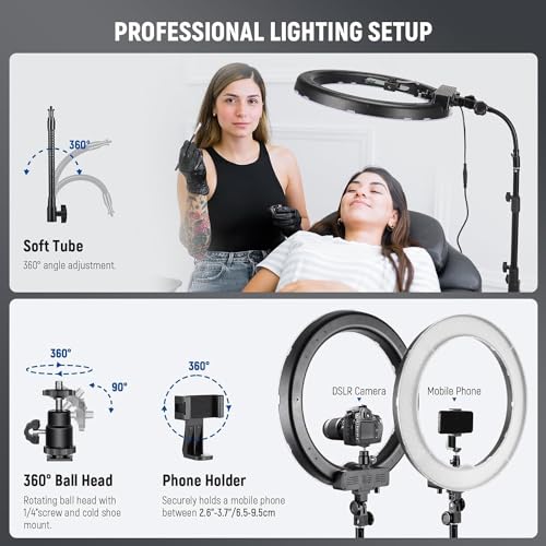RL 18 18 Inch Ring Light with Tripod Stand