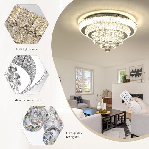 20" Crystal Chandeliers