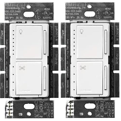 Maestro Fan Control and Light Dimmer for Dimmable LEDs (2 Count)