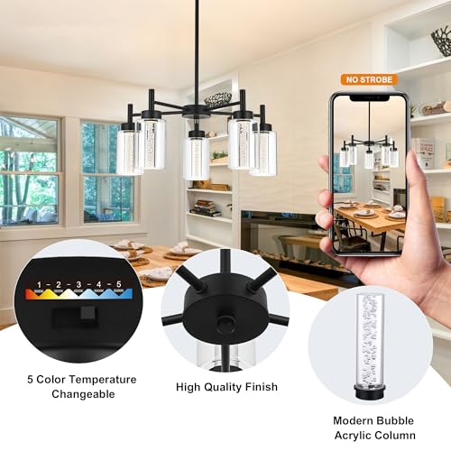 5 Light LED Modern Pendant Lights