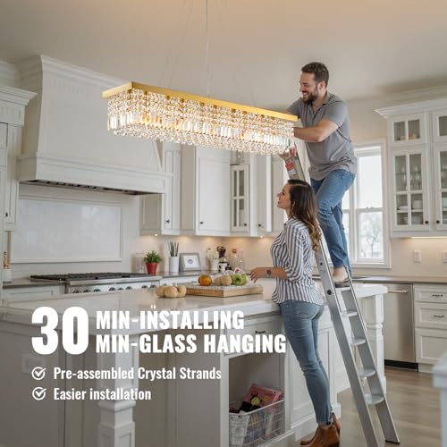 Modern Crystal Chandelier for Dining Room