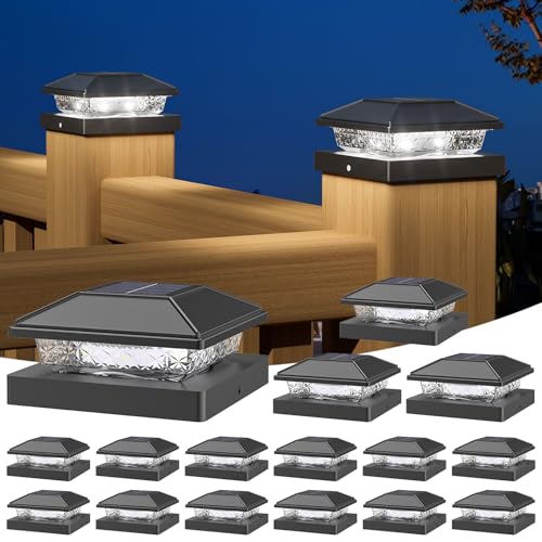 Solar Post Cap Lights (16 Count)