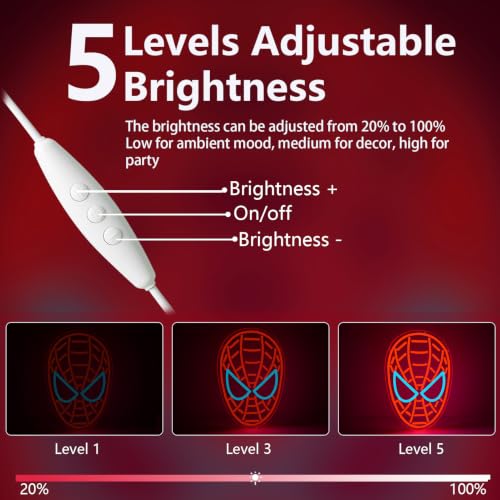 Anime Theme Cartoon LED Neon Sign for Wall Decor (Spider)