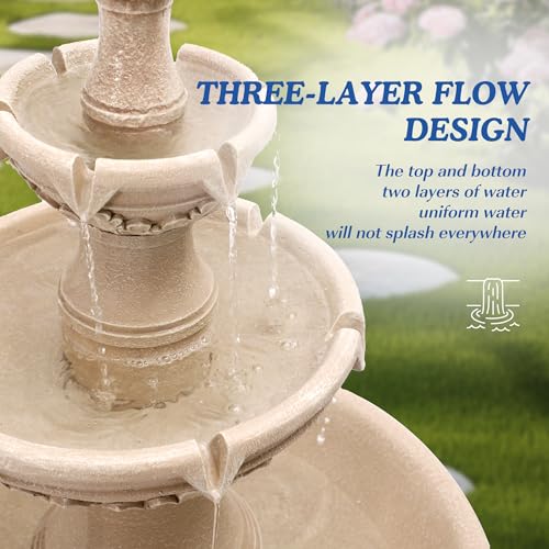 48.4" H Italian Outdoor Water Fountains