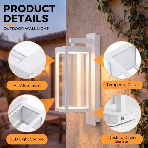 Dusk to Dawn Outdoor Wall Light