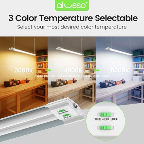 LED Shop Lights 4FT with Reflector (2 Count)
