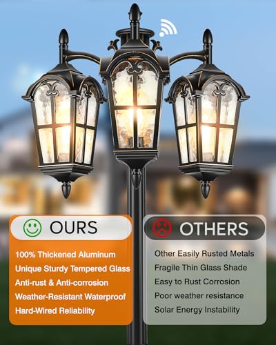 Outdoor Post Lights Dusk to Dawn