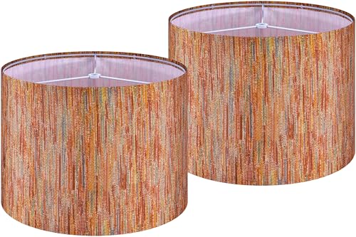 GO&S0 Large Colorful Lamp Shades for Floor Lamps and Table Lamp (2 Count)