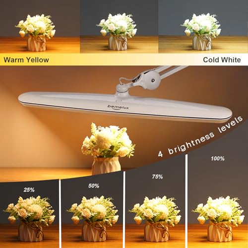 23 Inch LED Task Lamp with Clamp