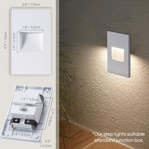 Outdoor Step Lights LED Indoor Stair Lights (4 Count)
