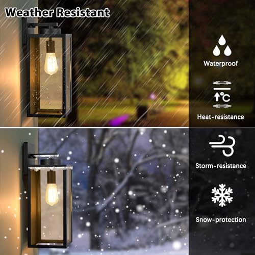 15’’ Large Outdoor Wall Lights (2 Count)