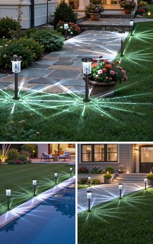 Solar Pathway Lights Outdoor (12 Count)