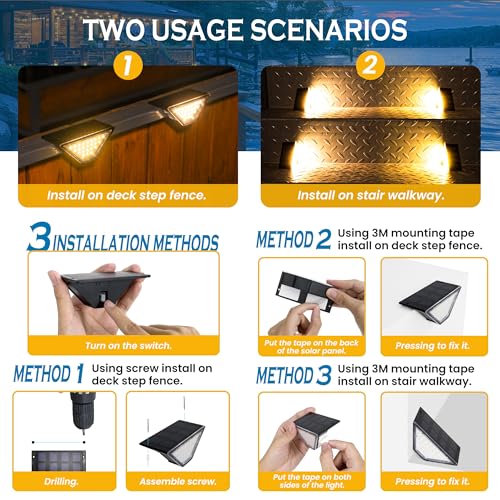 Solar Step Lights (12 Count)