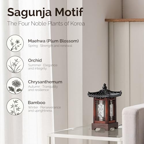 Traditional Korean Wood Lamp