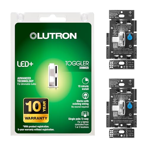 Toggler LED+ Dimmer Switch for Dimmable LED (2 Count)