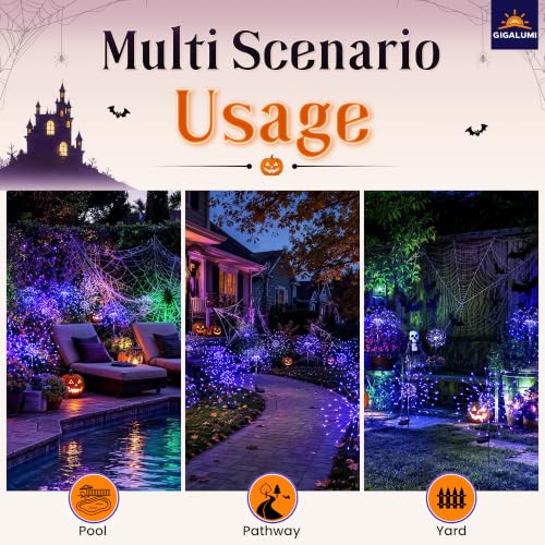 2 Pack Solar Firework Lights Outdoor (2 Count)