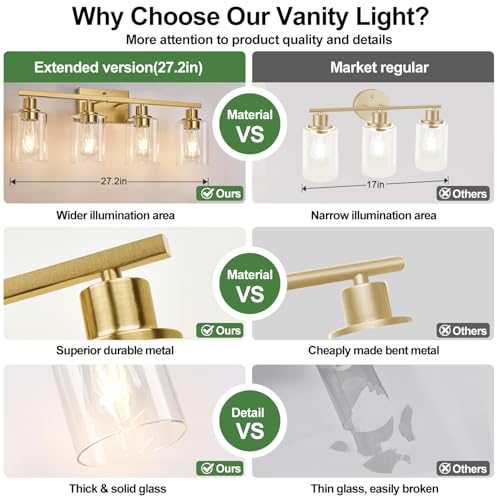4 Light Bathroom Light Fixtures