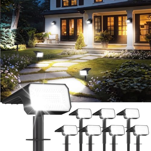 8 Pack Solar Spot Lights Outdoor Waterproof IP67 (8 Count)