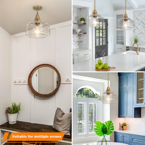 Vintage Gold Pendant Light