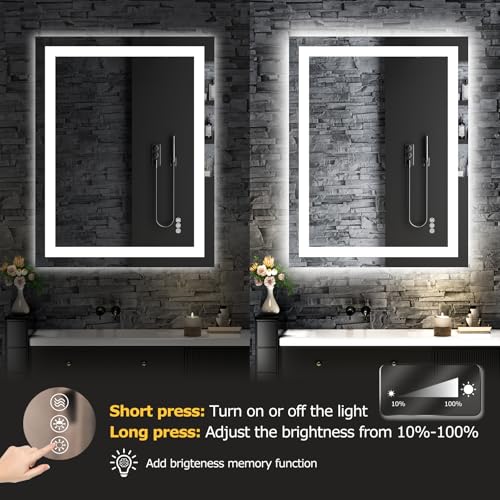 36.1"X28.1" LED Bathroom Mirror with Lights