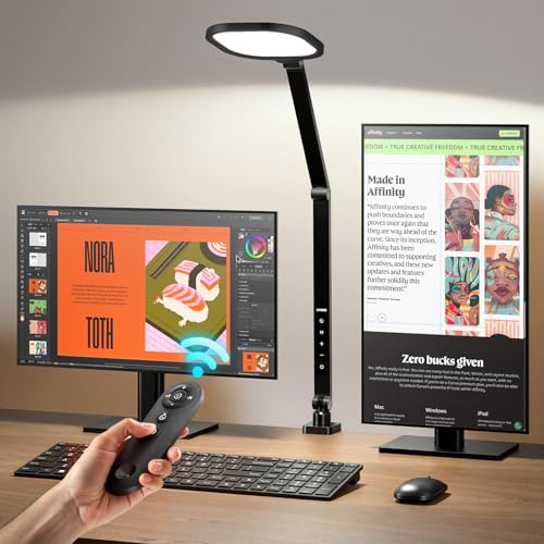 Desk Lamp for Home Office with Clamp