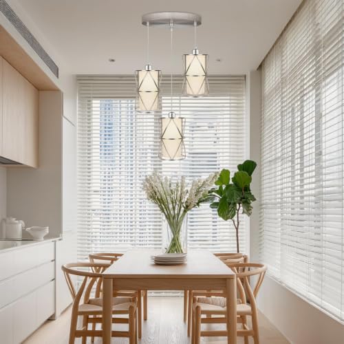 Brushed Nickel 3 Light Chandelier