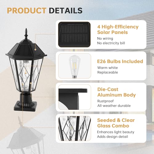 Solar Post Light Outdoor