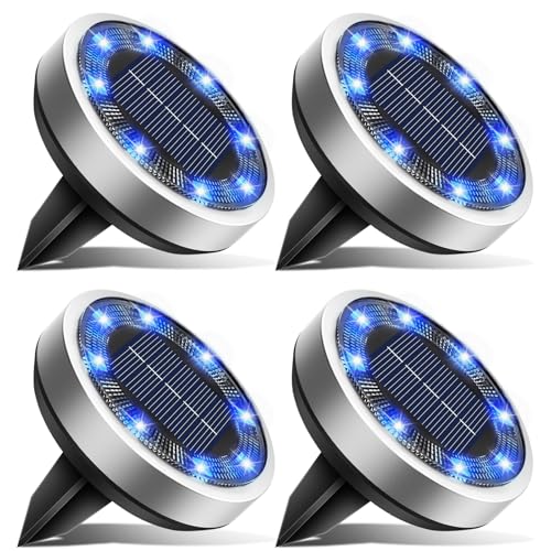 4 Pack Solar Lights Outdoor Waterproof (4 Count)