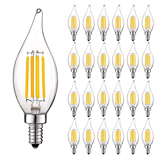 Vintage Candelabra LED Bulb 60W Equivalent (24 Count)